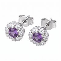 Earrings Brosway Woman FANCY - MAGIC PURPLE in Silver FMP135